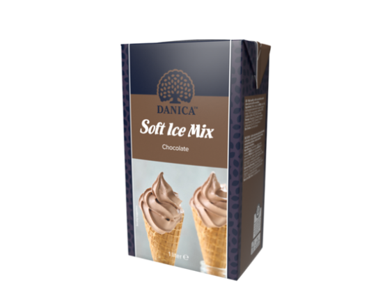 Danica Soft Ice Mix Chocolate, 12x1 l