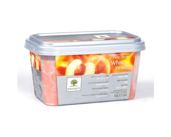 Frozen White Peach Puree 1 kg